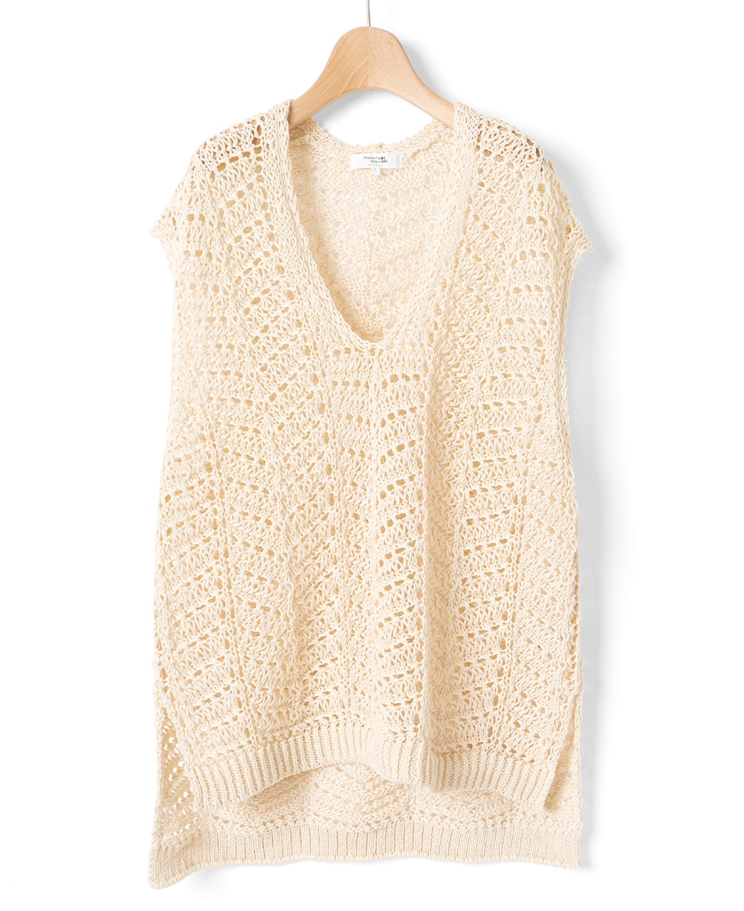 ニットベスト / 2月初旬発送予定/コットンニット