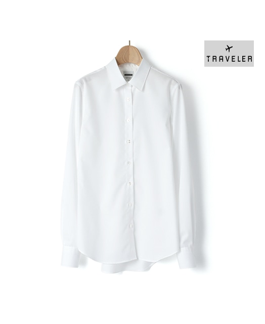 women's slim fit white shirt